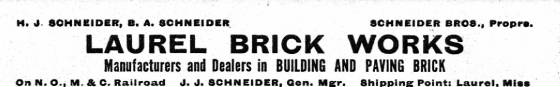 Laurel Brick Works Label